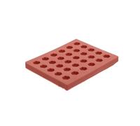 ibasenice Molde de Silicona Hexagonal Material Resistente y Fácil Desmoldeo para Ladrillos Miniatura para Arquitectura en Miniatura y Jardines Pequeños