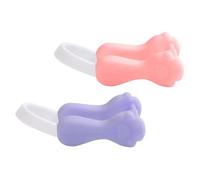 ibasenice Moldeador de Nariz Diseño Ergonómico 2 Piezas de Silicona para Levantar y Enderezar la Zona Nasal, Clip Corrector Adecuado para Uso Nocturno y Belleza Facial