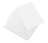 ibasenice Naipes en White de Papel Resistentes Buena Elasticidad para Manualidades DIY, Juego de 54 Piezas Doble Cara Adecuado para Uso Personal y Creativo Varios Estilos