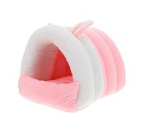 ibasenice Nido De Algodón Cálido para Hámster Cama para Mascotas Casa Cálida para Hámster Escondite para Conejillos De Indios Decoración De Jaula para Descanso De Mascotas Invierno