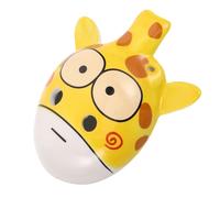 ibasenice Ocarina Alto De 6 Agujeros Para Educación Temprana Llave De Ocarina Interactiva Mini Estatua De Jirafa Vintage Linda Jirafa De Dibujos Animados Decoración De Cerámica Amarilla