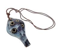 ibasenice Ocarina Maravilloso de Cerámica para Principiantes Color Aleatorio de 6 Agujeros en Tono C, Fácil de Tocar Maravilloso, Adecuado para Práctica Musical