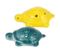 ibasenice Ocarinas de Cerámica Fáciles de Tocar y Llevar de 6 Agujeros Forma de Tortuga Ideales para Principiantes y Amantes Música