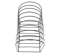 ibasenice Organizador de Gorros de Hierro Negro para Punto, Mesa y Entrada | Capacidad Amplia y Soporte Estable, Estilo Moderno Minimalista, para Piezas Hechas a Mano y Salas