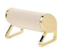 ibasenice Organizador de Joyas Elegante Soporte para Pulseras y Relojes con Compartimentos para Collares y Brazaletes Diseño Adaptable para Exhibición y Almacenamiento Tienda o Hogar Beige