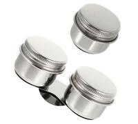 ibasenice Paleta de Aceite de 2 Piezas Tapa, Lavadora para Pinceles de Artista, Acero Inoxidable y Plástico, Recipiente para Limpieza y Mezcla de Pintura al Óleo, Uso en Hogar Reutilizable