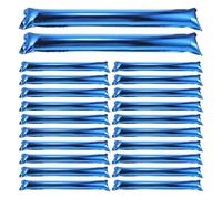 ibasenice Palos Inflables de Aluminio para Animar 32 Piezas 60 Cm Azul, Matracas Deportivas Reutilizables para Eventos Deportivos, Suministros para Fans y Creadores de Sonido en Estadios