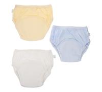ibasenice Pantalones de Entrenamiento de Algodón Transpirable para Niños y Niñas y Diseño Amigable 3 Piezas Reutilizables, Ajuste Cómodo para Uso Nocturno y Entrenamiento de Baño