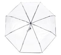 ibasenice Paraguas Plegable Transparente Portátil Antiviento Automático Resistente al Agua Compacto para Exteriores y Viajes 11.02X2.75X2.36In para Colegas y Amantes de Color Aleatorio
