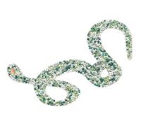 ibasenice Parche Termoadhesivo Bordado en Forma de Serpiente Verde para Zapatos y Carteras, Decorativo y Multifunción para Manualidades y Embellecimiento