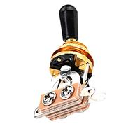 ibasenice Pastilla De Palanca Dorada Para Guitarra Gn123 Para Guitarra Eléctrica Construcción De Metal Diseño Simple Para Una Fácil Instalación