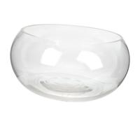 ibasenice pecera Cuenco de Dorado Acuario Bol Mini Planta círculo terrario hidropónico florero de Vidrio cazón de Escritorio florero Redondo cazón Simple Vidrio Ordinario