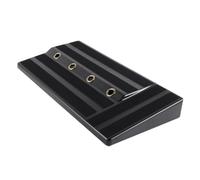 ibasenice Pedal De Efectos Portátil Para Guitarra, Plataforma Ligera y Resistente, Fuente De Alimentación Oculta, Soporte Seguro, Adecuado Para Músicos En Movimiento, Color Negro