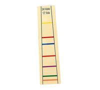 ibasenice Pegatina Adhesiva para Violines de Papel Color Amarillo, Marcador de Trastes Fácil de Quitar para Viola de 13 Pulgadas 3/4 Adecuado para Práctica y Aprendizaje
