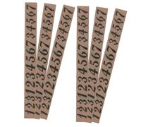 ibasenice Pegatinas de Notas Musicales Diseño Creativo para Instrumento de Lengua Fáciles de Llevar y Removibles 6 Hojas de Calcomanías de Papel para Aprendizaje