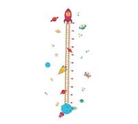 ibasenice Pegatinas de Pared de Dibujos Animados Medidor de Crecimiento para Niños, sin Daño ni Residuo, Material PVC Ecológico, Decoración para Salón y Habitación Infantil