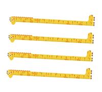 ibasenice Pegatinas de Pared Tabla de Crecimiento Infantil, Diseño Jirafa, 4 Piezas Autoadhesivas, Medidor de Altura para Niños, Decoración para Dormitorio Infantil y Habitación de Ñiño