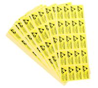 ibasenice Pegatinas de Precaución Electroestática 200 Unidades 55X25Mm Adhesivas para Protección y Señalización en Instalaciones Técnicas