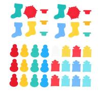 ibasenice Pegatinas Navideñas de Copos de Nieve 120 Piezas Adhesivas de EVA Ecológicas Resistentes al Agua para Decoración Interior y Exterior en Ventanas Paredes y Puertas Ideales