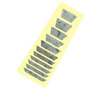 ibasenice Pegatinas Para Guitarra Incrustaciones Para El Diapasón Y El Cuerpo Uso Repetido Trapezoidal Sin Adhesivo