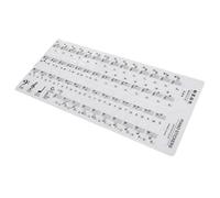 ibasenice Pegatinas Para Piano Etiquetas Aplicables Para Teclado De Piano Teclas Calcomanías Prácticas Para Principiantes De