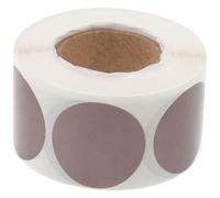 ibasenice Pegatinas para Rascar Redondas de Color Rosa Dorado, Etiqueta Adhesiva Autoadherente, 1 Rollo 300 Unidades, Ideales para Bodas, Cumpleaños y Manualidades Creativas