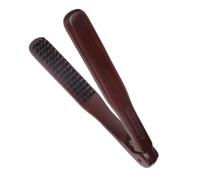 ibasenice Peine Alisador que Suaviza el Pelo Marrón Cerdas Antiestáticas de Cabello de Madera y Facilita Peinados en Salón para Uso Diario