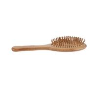 ibasenice Peine de Masaje de Bambú Grueso Ondulado Cojín para Desenredar el Cabello, Protege del Enredo y Alivia de Cabeza Diseño Natural y Elegante