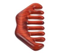 ibasenice Peine Masajeador Cabello de Sándalo Natural Dientes Anchos para Masaje del Cuero Cabelludo y Mejorar la Circulación Sanguínea