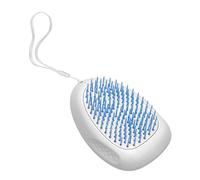 ibasenice Peine Para Mascotas De Limpieza y Desenredado Cepillo Quita Pelo Para Perros y Gatos Herramienta De Cuidado Con Mango Ergonómico y Color Azul y Pelusa Fácilmente