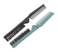 ibasenice Peine Plegable para Cabello y Cuero Cabelludo, Material Pp y Abs de Doble Uso Pack de 2 Piezas para Peinar y Masajear Larga Duración