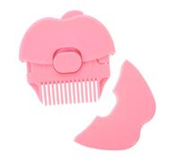 ibasenice Peine Recortador de Pelo Manual y Peine Recortador de Flequillo Manual para Ñiño, Diseño Ergonómico, Corte, Plástico Seguro, Adecuado para Cuidado en Casa de Recién Nacidos