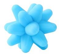 ibasenice Pelota de Silicona para Ejercicios de Musculación y Fascia Bola de Masaje Muscular Azul para Automasaje y Relajación Adecuado para Pilates y Fitness