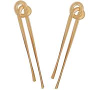 ibasenice Pendientes de Cadena para Mujer Nudo y Borla Pendientes Largos Colgantes Dorados Joyería Ligera de Cobre para Adolescentes y Niñas Accesorios de Moda para Uso Diario y Eventos