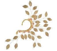 ibasenice Pendientes Ear Cuff para Mujer sin Perforación, Manguito de Oreja Diseño de Cristal, Clip Ligero y Cómodo, Adecuado para Celebraciones y Uso Diario, Accesorio Elegante y Moderno