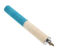 ibasenice Percha de Madera y Cuerda Molienda Patas de Pájaros de Jaula de Instalar Resistente y Duradero Periquitos