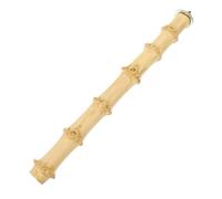 ibasenice Percha para Jaula de Pájaros de Bambú Resistente Mordeduras Juguete para Masticar y Actividad de Plataforma Natural para Mascotas Pequeñas