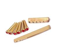 ibasenice pestillo acrílico color rojo construído para perdurar capucha cabeza de cristal el rojo guitarra puente partes del puente de guitarra puente de guitarra acustica latón alfiler