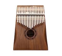 ibasenice Piano de Pulgar Portátil Notas Kalimba Instrumento Musical de Madera Color Natural para Principiantes y Aficionados