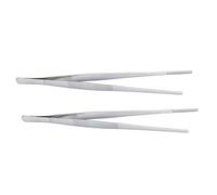 ibasenice Pinzas Pack de 2 Piezas de Acero Inoxidable para Alimentos de 30 Cm, Fáciles de Operar y Mantener, Ideales para Pan, Bistec y Uso en Casa o Tienda de Postres