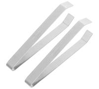 ibasenice Pinzas para Espinas de Pescado de Acero Inoxidable 2piezas Diseño Grueso y Agarre Seguro para Servir Sashimi y Tareas de Cocina en Color Plata
