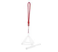 ibasenice Pirámide De Cuarzo Decorativa Percusión Para Meditación Terapia Sonora y Sanación Adorno Ligero y Portátil Para Espacios Sagrados