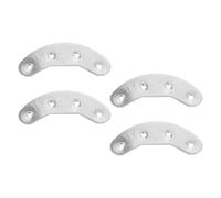 ibasenice Placas Metálicas para Talón 2 Pares 40mm y 48mm Kit de Almohadillas de Reparación Resistentes para Zapatos Hombre Uso Diario y Aventura Exterior Antidesgaste