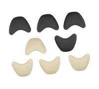 ibasenice Plantillas para Zapatos de Tacón Alto 4 Pares Negro y Beige Almohadillas Protectoras Dedos Esponja Flexible Antideslizante para Aliviar Metatarso Uso Diario Mujeres