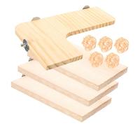 ibasenice Plataforma de de Madera para Hámster y Juguete de para Mascotas 10 Piezas Resistente y Práctica Soporte de Percha para y Chinchillas