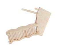 ibasenice Plataforma de Madera para Hámster y Rata con Escalera y Rampa de Escalada, Área de Descanso para Mascotas Pequeñas Que Mejora la Salud Física y Optimiza el Espacio