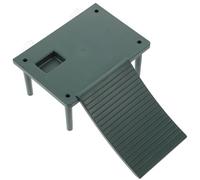 ibasenice Plataforma Flotante para Reptiles y Tortugas Base Resistente de Plástico para Terrarios y Acuarios de Agua y Tierra Zona de Descanso y de Sol para Mascotas Acuáticas y Terrestres