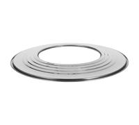 ibasenice Plato de Cocina para Cocinar al Vapor de Acero Inoxidable Plata Superficie Lisa y Borde Redondeado Adecuado para Uso Doméstico Personal y Alimentos al Vapor