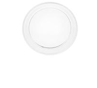 ibasenice Plato Giratorio de Vidrio para Microondas Diseño Resistente a Desgaste, Compatible Microondas sin Plato Giratorio, Uso en Cocina Doméstica