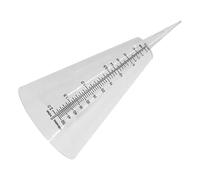 ibasenice Pluviómetro de Plástico Transparente con Forma Cónica Medidor de Lluvia para Exteriores Taza Medidora con Escala para Jardín Césped y Agricultura Capacidad